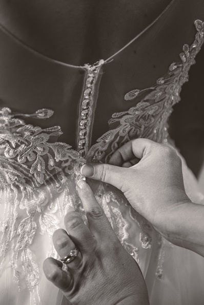 Getting ready photos at a wedding at the Cliff Hotel and Spa by South Wales Wedding Photographer