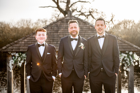 Golden hour at Oldwalls Gower Wedding by South Wales Wedding Photographer