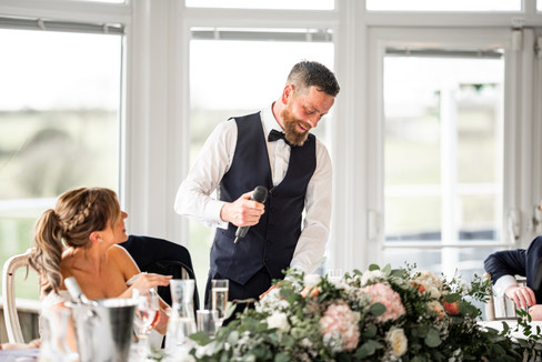 Reception at Oldwalls Gower Wedding by South Wales Wedding Photographer