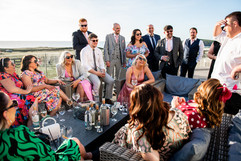 Reception at a wedding at the Cliff Hotel and Spa by South Wales Wedding Photographer