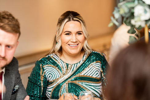 Reception at an Emlyn hotel Wedding by a South Wales Wedding Photographer