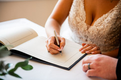 Ceremony photos at a wedding at the Cliff Hotel and Spa by South Wales Wedding Photographer