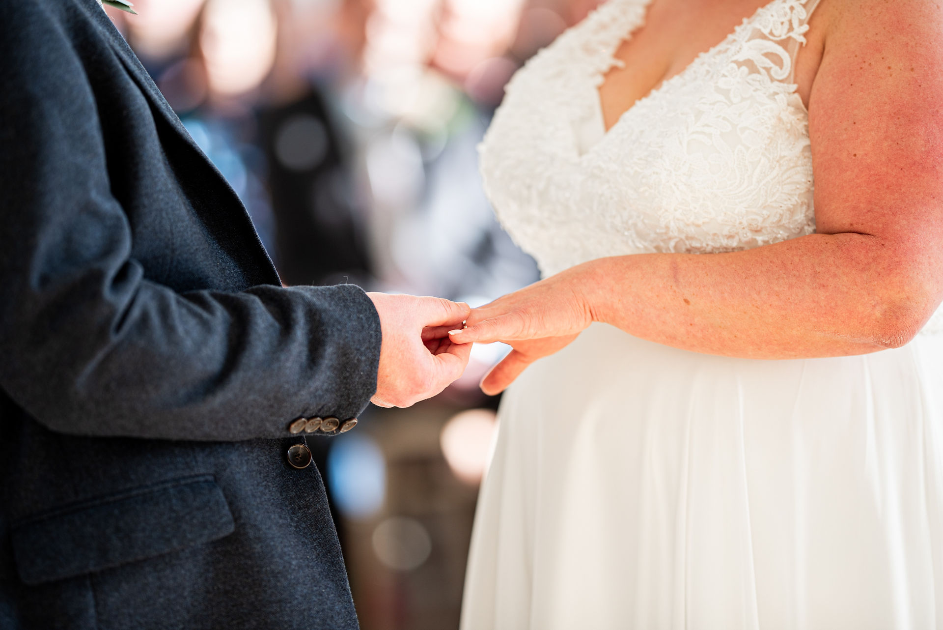 Ceremony photos at the Orangery Margam Park by South Wales Wedding Photographer