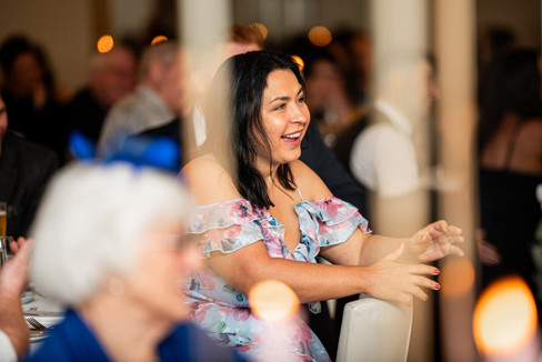Reception at a wedding at the Cliff Hotel and Spa by South Wales Wedding Photographer