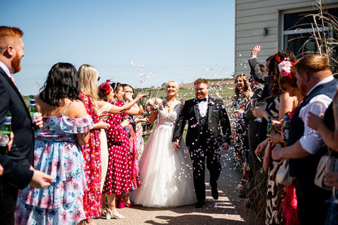 Photos at a wedding at the Cliff Hotel and Spa by South Wales Wedding Photographer