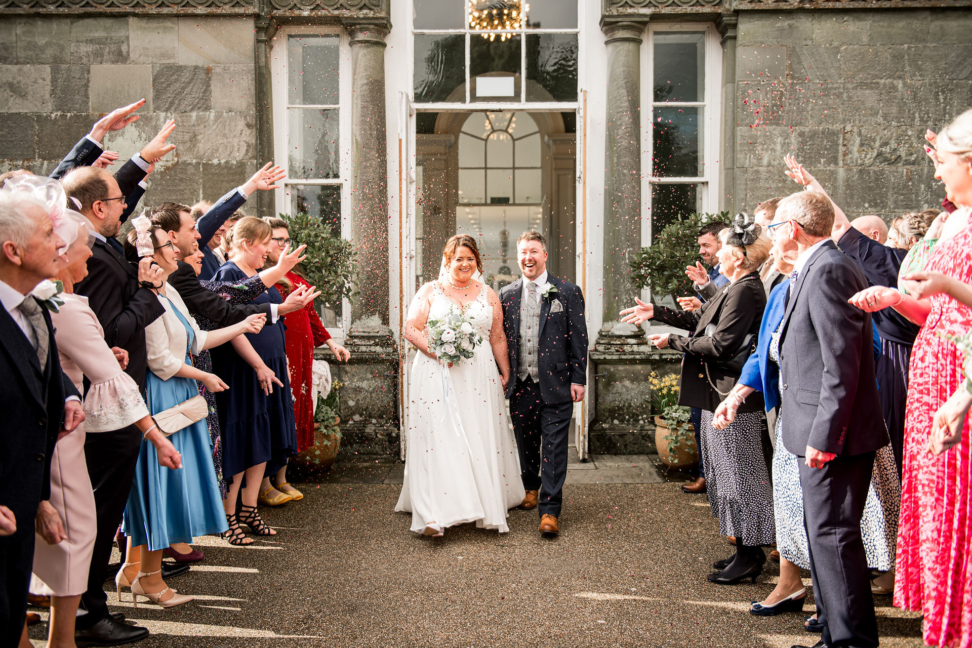 Ceremony photos at the Orangery Margam Park by South Wales Wedding Photographer