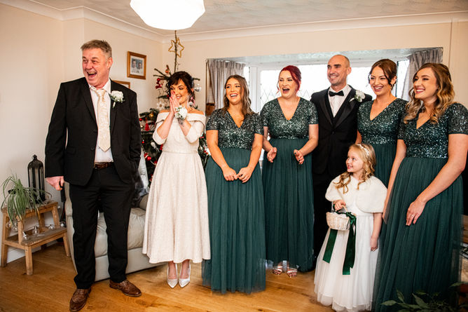 Getting ready at South Wales Wedding at the Emlyn Hotel by South Wales Wedding Photographer