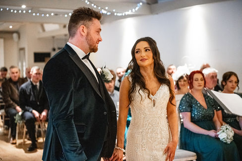 South Wales Wedding Ceremony at an Emlyn Hotel Wedding by South Wales Wedding Photographer