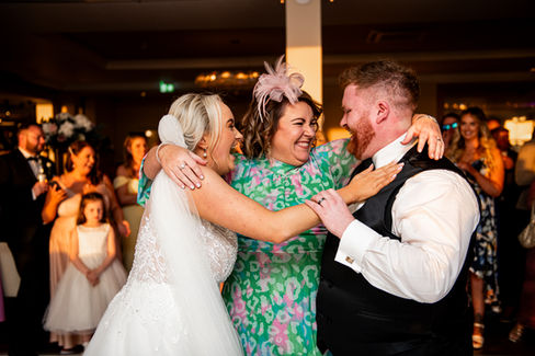 Reception at a wedding at the Cliff Hotel and Spa by South Wales Wedding Photographer