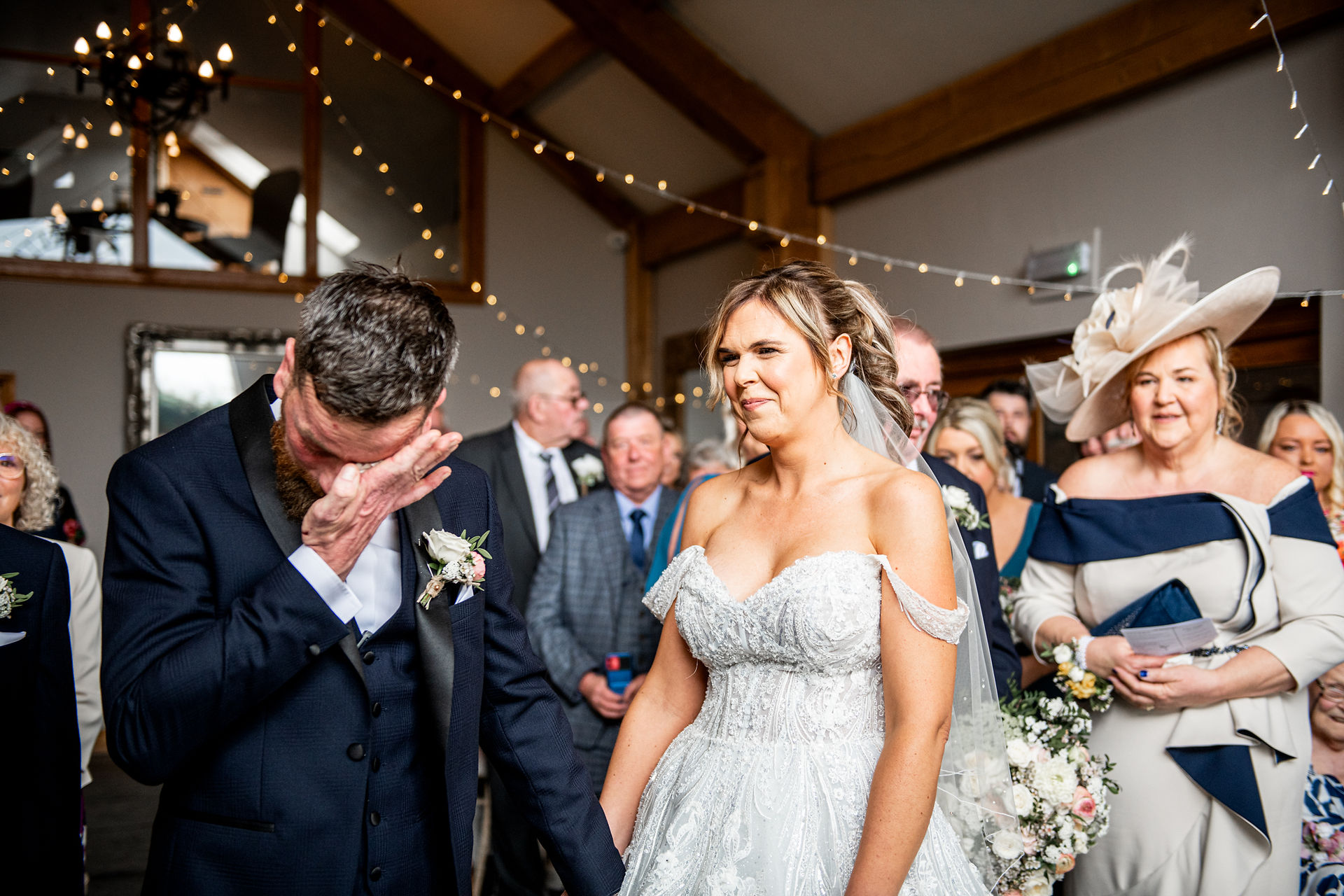 Ceremony at Oldwalls Gower Wedding by South Wales Wedding Photographer