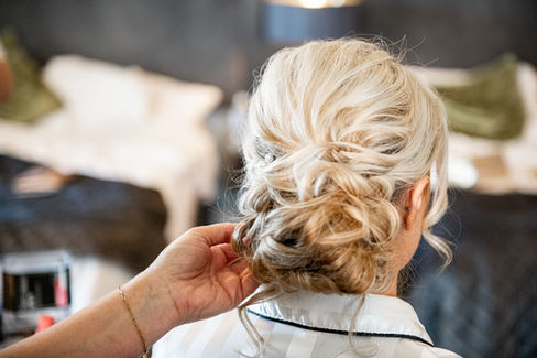 Getting ready photos at a wedding at the Cliff Hotel and Spa by South Wales Wedding Photographer