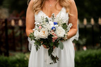Brides bouquet at the King Arthur Hotel by South Wales Wedding Photographer