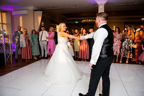 Reception at a wedding at the Cliff Hotel and Spa by South Wales Wedding Photographer