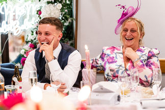 Wedding guests captured by South Wales wedding photographer