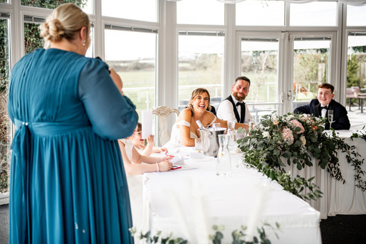 Reception at Oldwalls Gower Wedding by South Wales Wedding Photographer