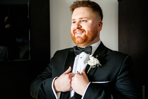 Getting ready photos at a wedding at the Cliff Hotel and Spa by South Wales Wedding Photographer