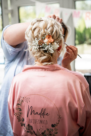 Bridal Preparation at Fairyhill Wedding by South Wales Wedding Photographer