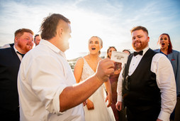 Reception at a wedding at the Cliff Hotel and Spa by South Wales Wedding Photographer