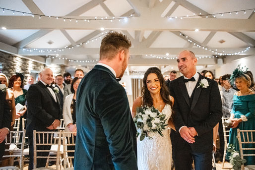 South Wales Wedding Ceremony at an Emlyn Hotel Wedding by South Wales Wedding Photographer