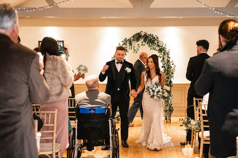 South Wales Wedding Ceremony at an Emlyn Hotel Wedding by South Wales Wedding Photographer