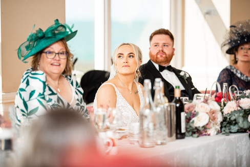Reception at a wedding at the Cliff Hotel and Spa by South Wales Wedding Photographer