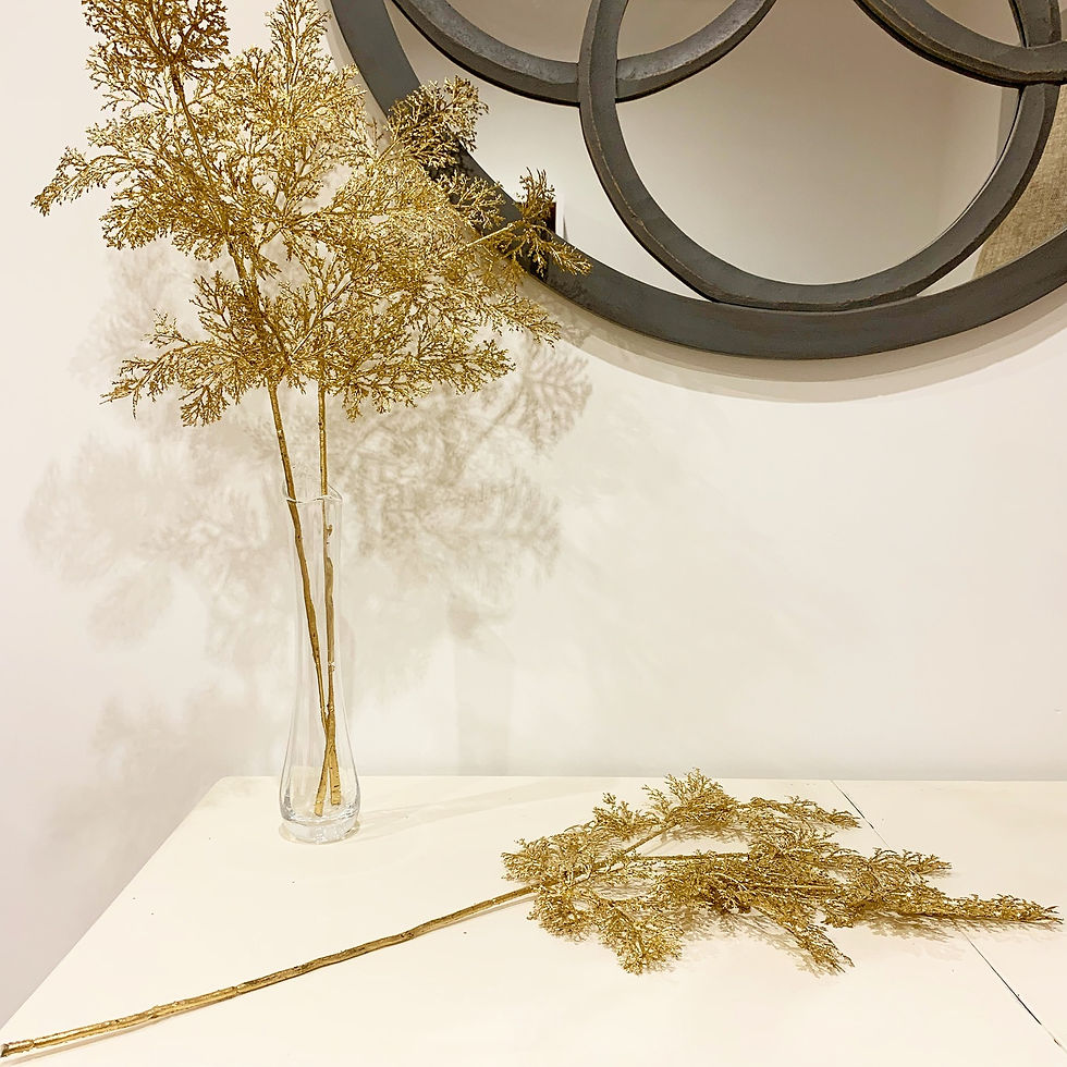 Thumbnail: Glitzy Gold Foliage Stem