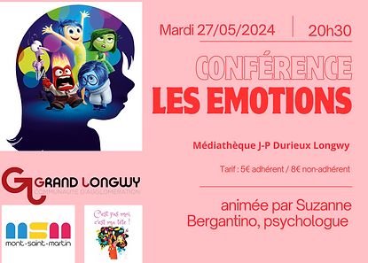 Invitation Conférence Femme Moderne Photographique Rouge et Rose .png