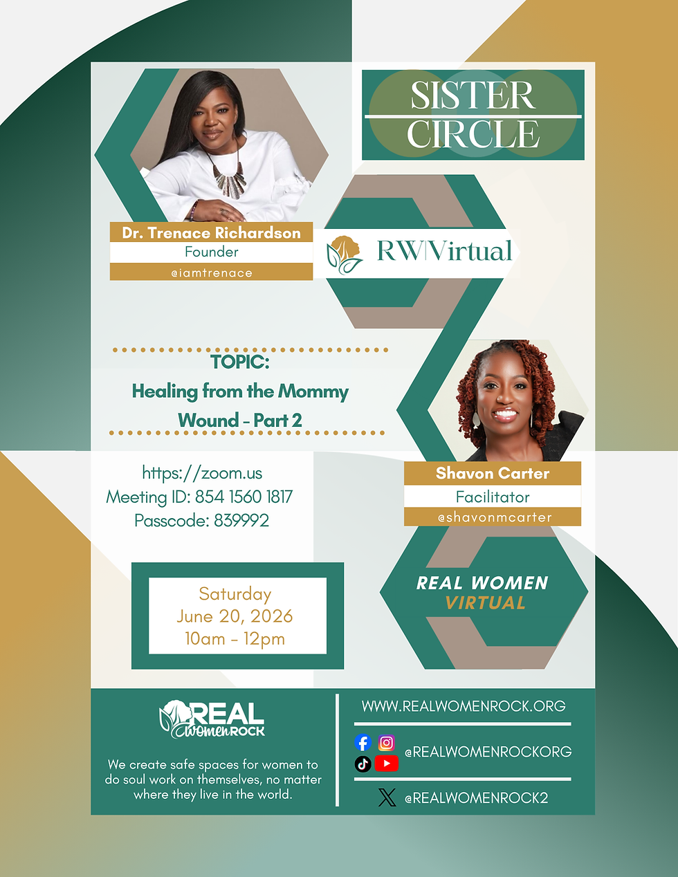 REAL Women VIRTUAL Sister Circle