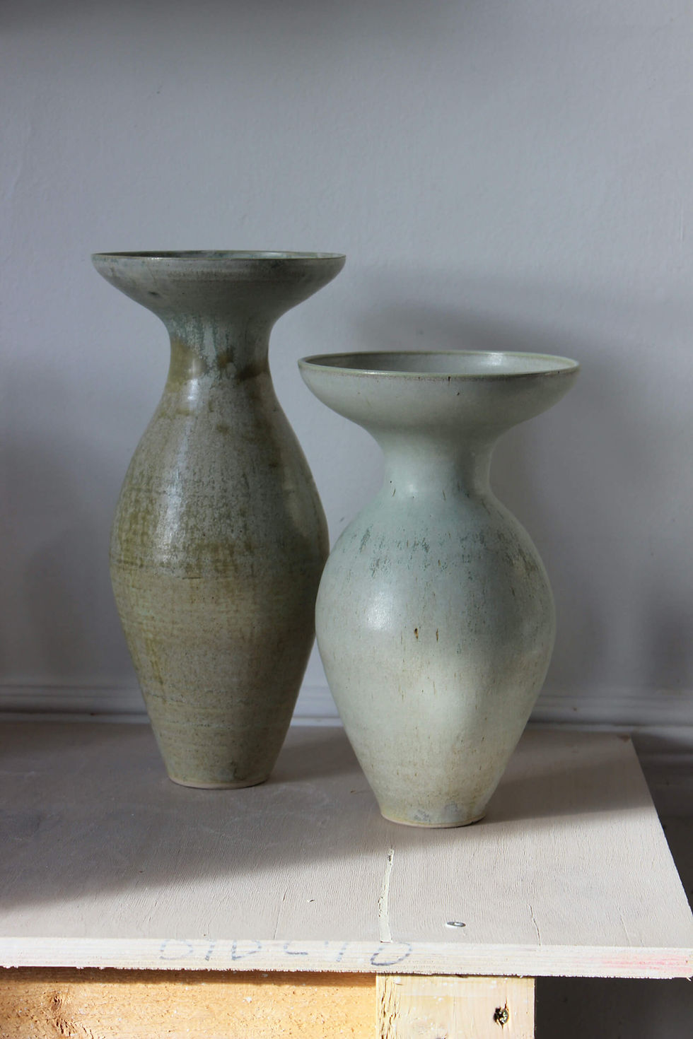 Thumbnail: Rounded Bellied Vase in Sea Foam