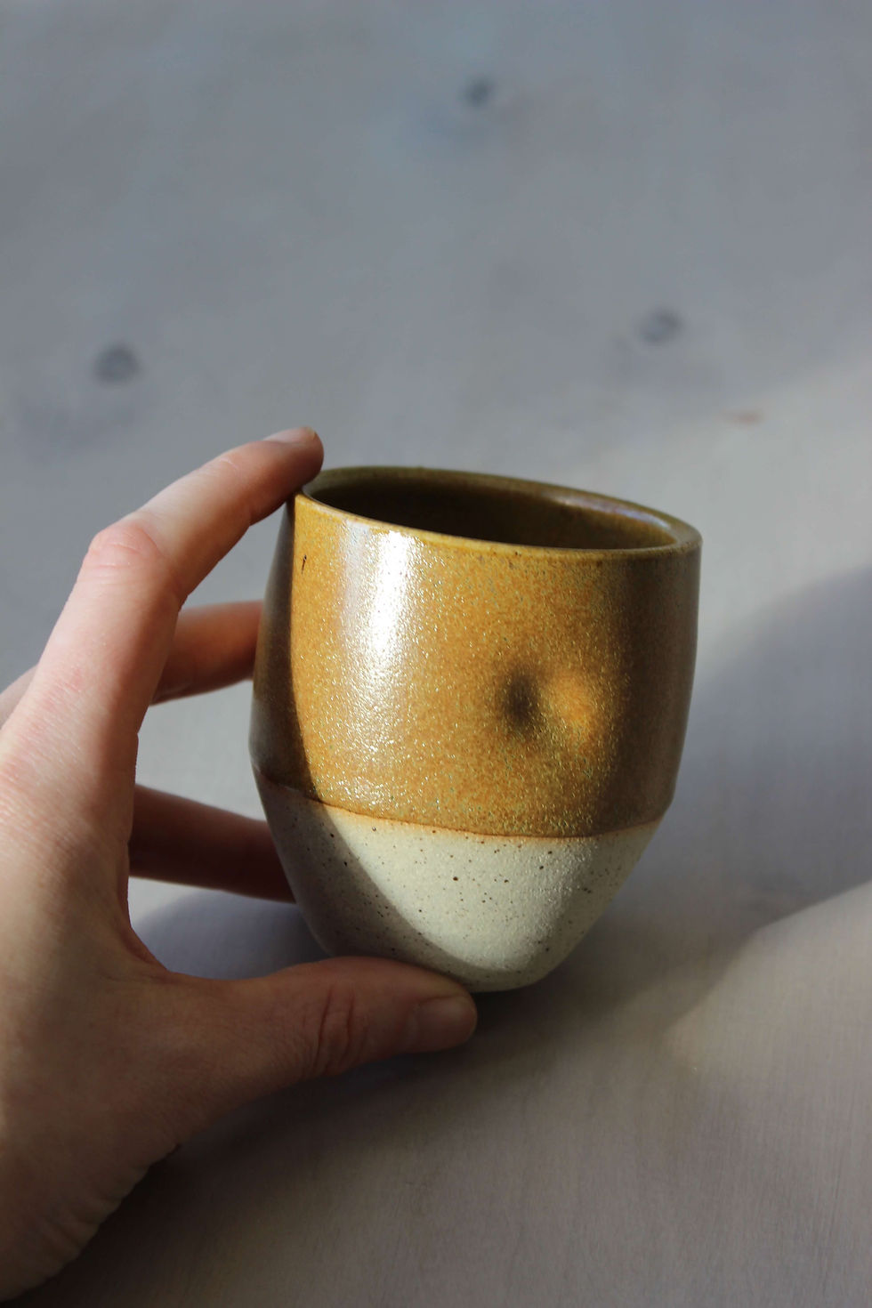Dimple Cup in Burnt Umber