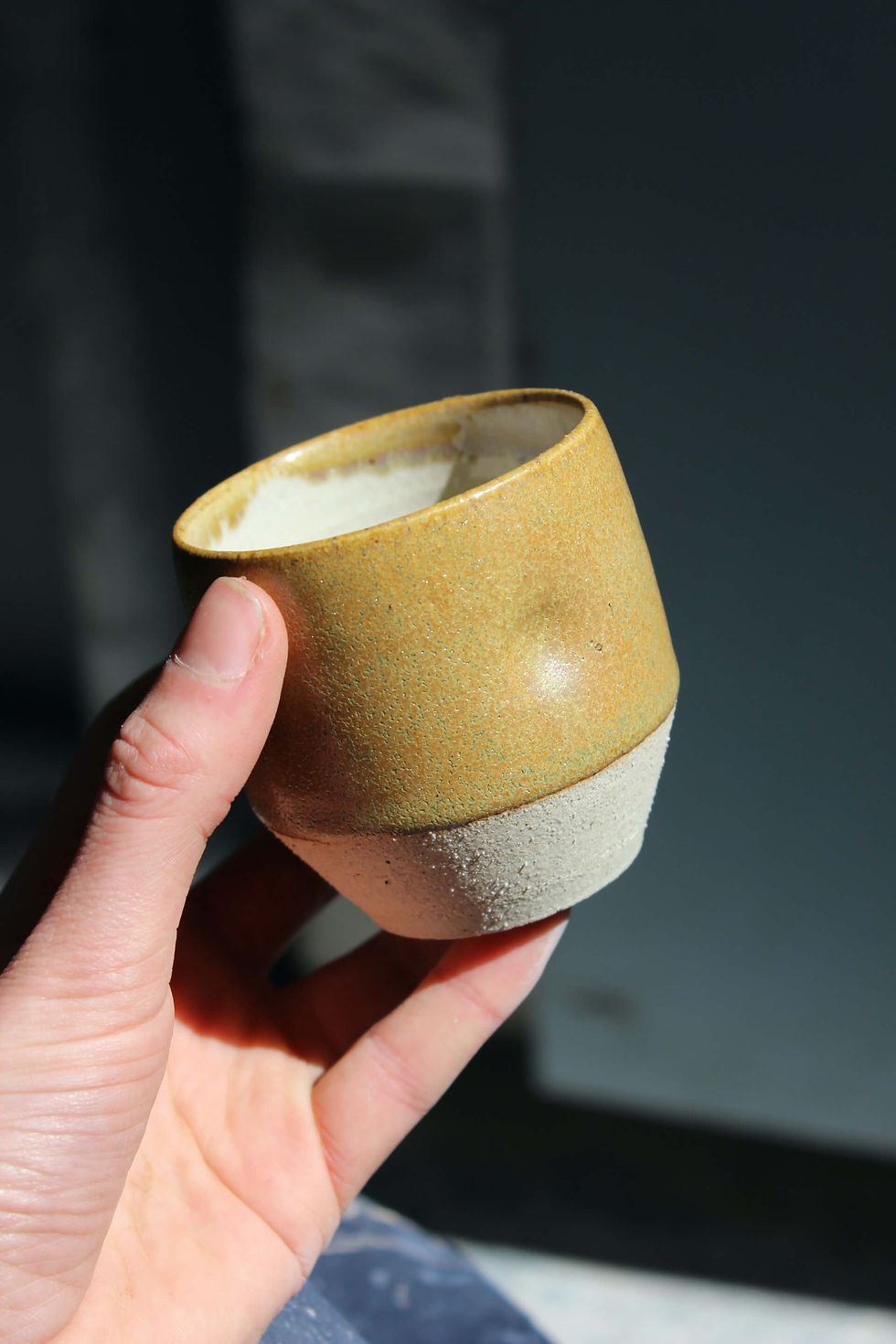 Dimple Cup in Burnt Umber