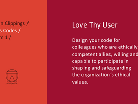 Love Thy User