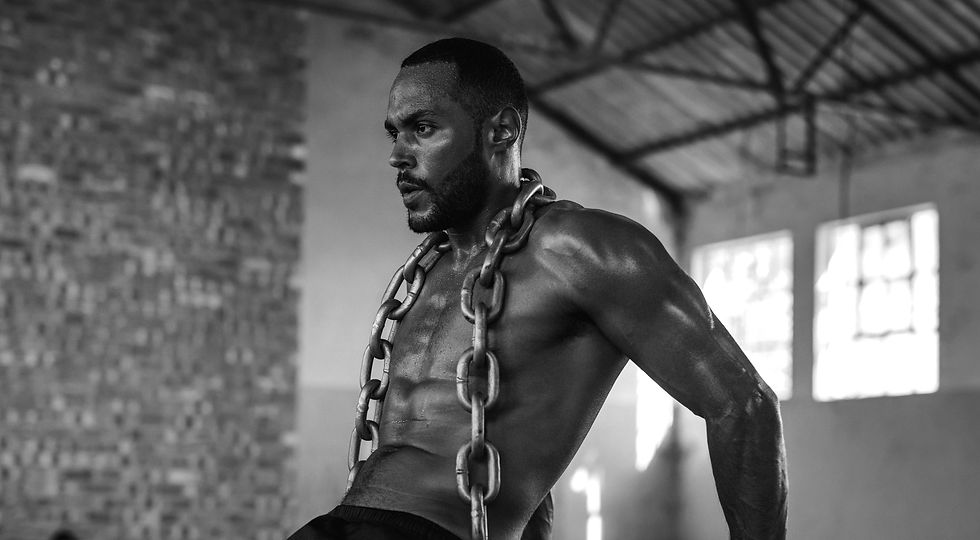 Man Training with Chains