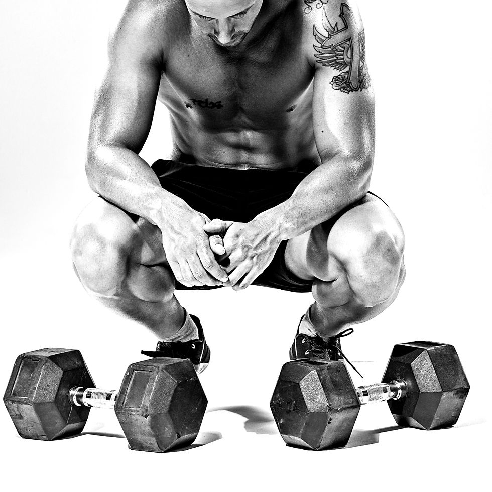 Man With Dumbbells