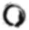 Brushed circle stroke that represents Zen Buddhism