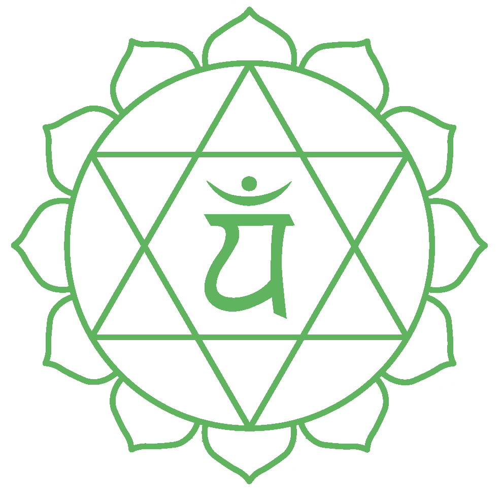 the symbol for heart chakra