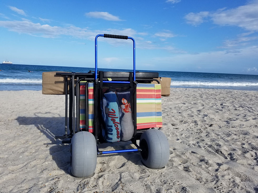 Thumbnail: My Beach Cart® (Protected by U.S. Pat. No. 11,738,787 and other patents