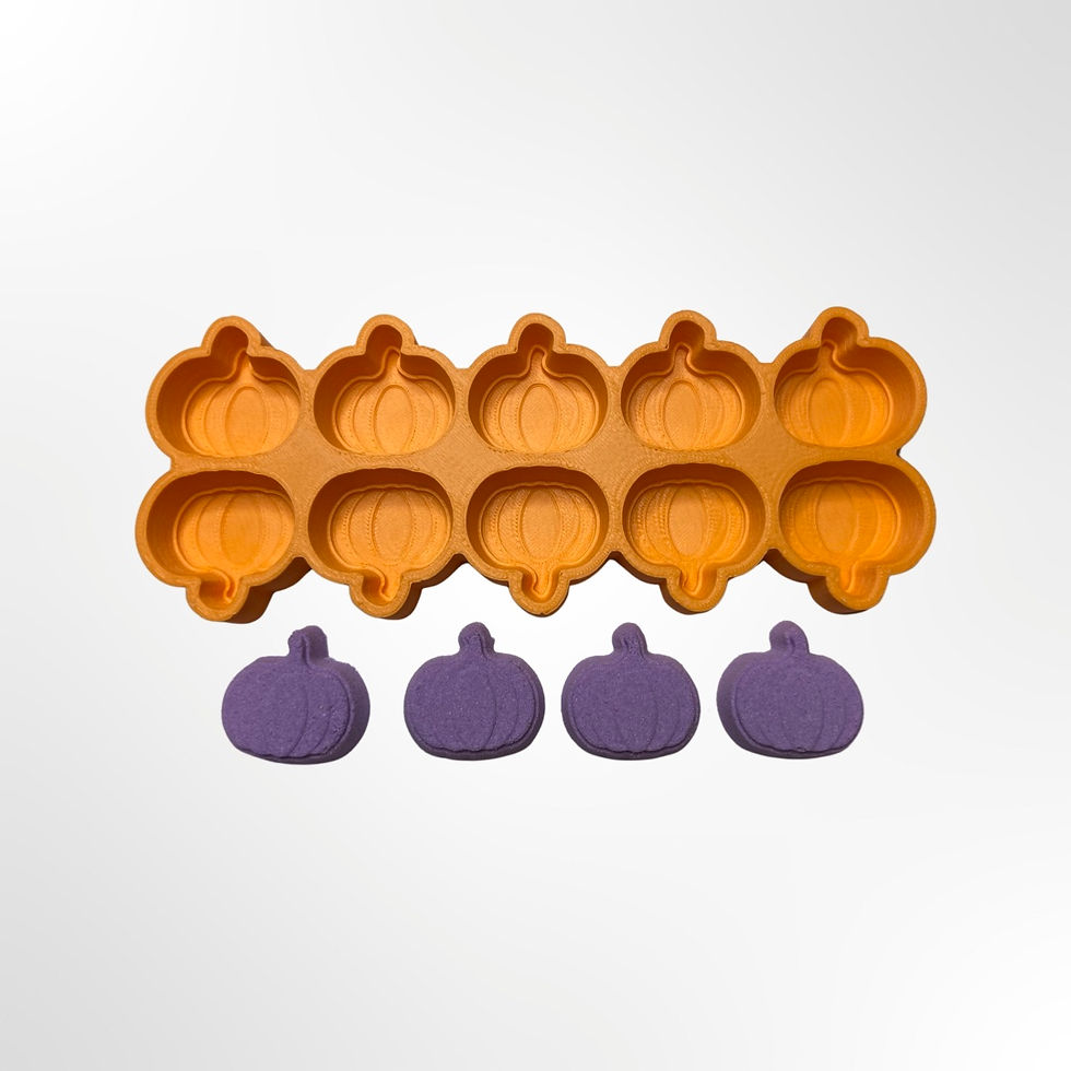 Thumbnail: Micro Mini Pumpkin Bath Bomb Mold