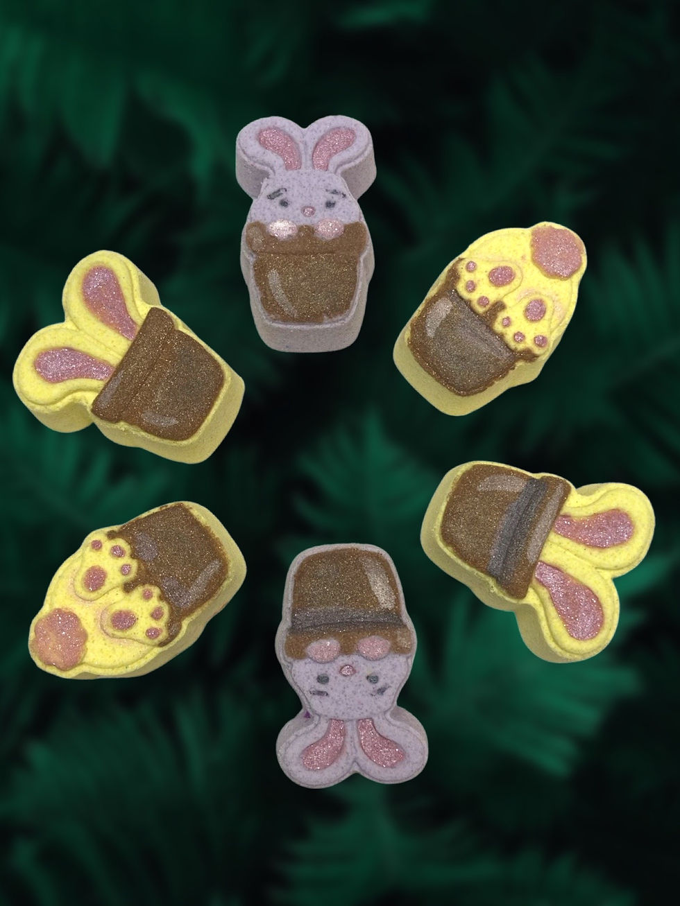 Thumbnail: Mini Bunny Pot Bath Bomb Mold