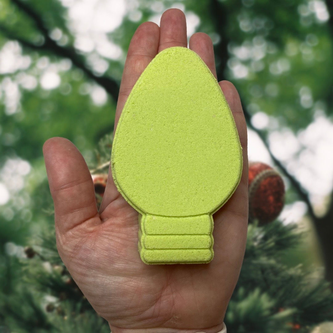 Flat Christmas Light Bath Bomb Mold