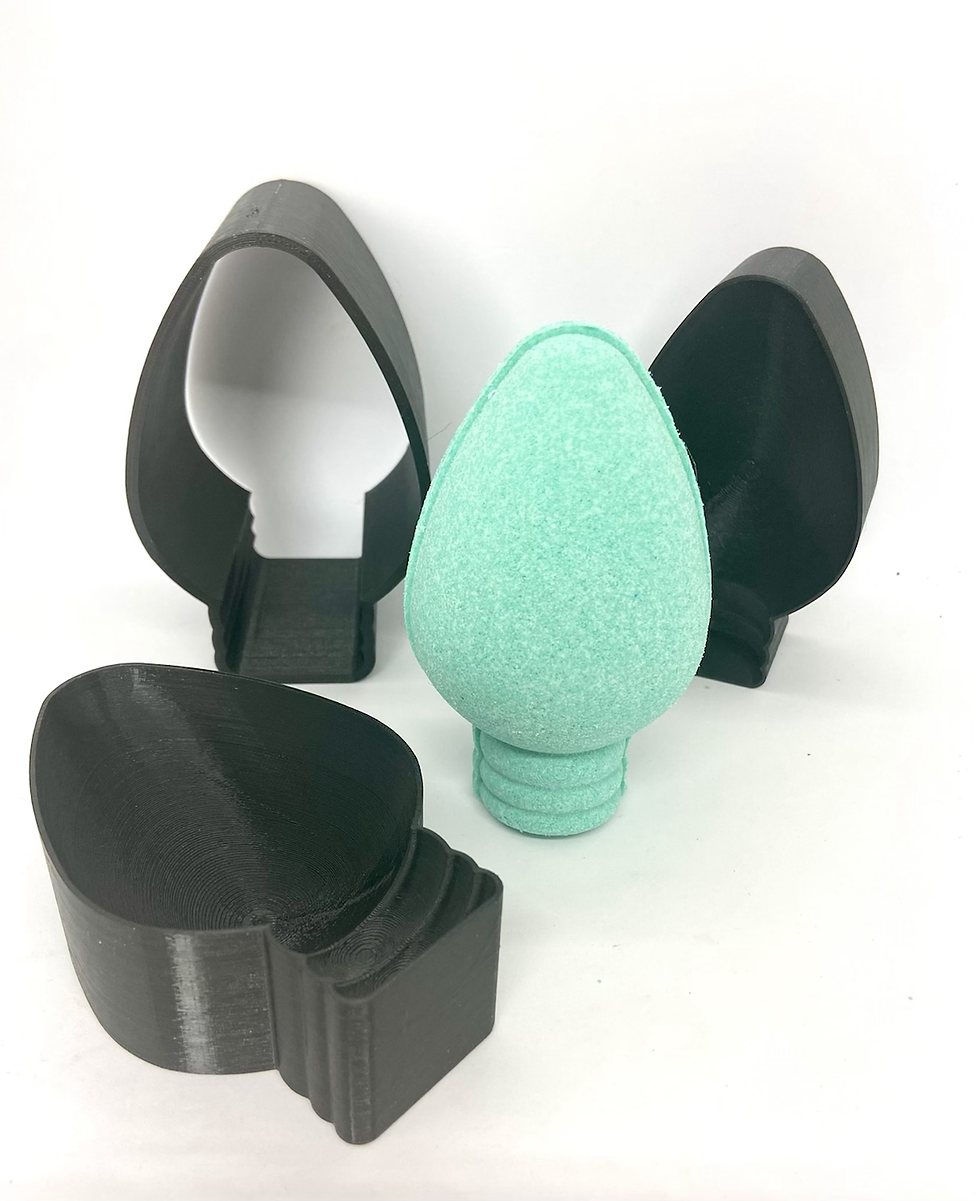 Thumbnail: 3D Christmas Light Bath Bomb Mold