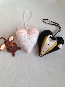 Bride and Groom Hearts