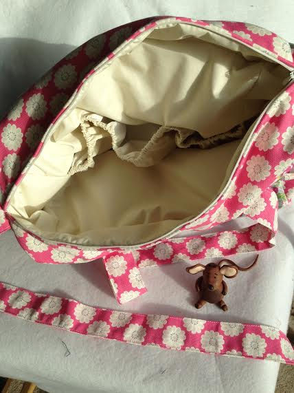 Thumbnail: Pink Flower Baby Changing Bag