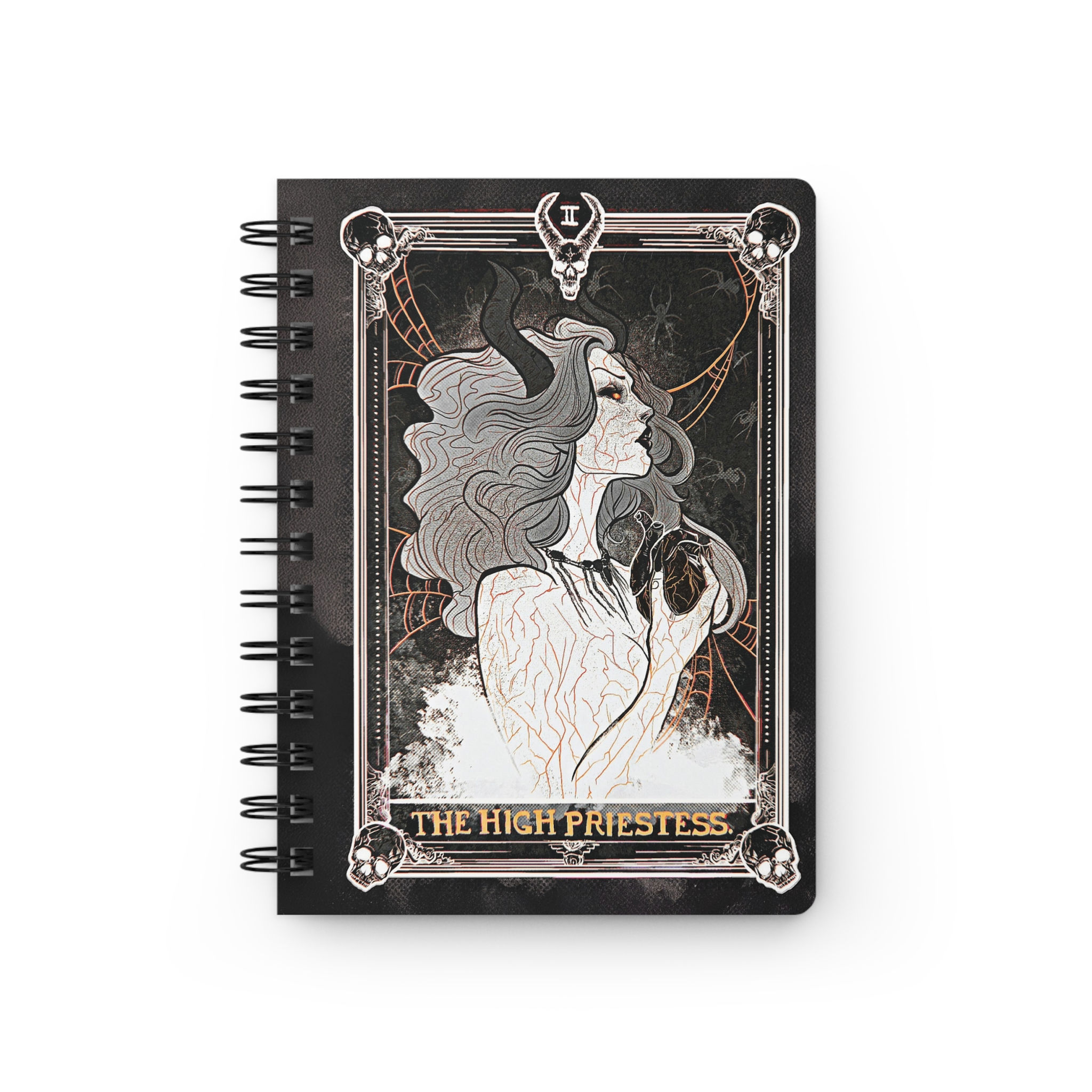 The High Priestess Spiral Bound Journal