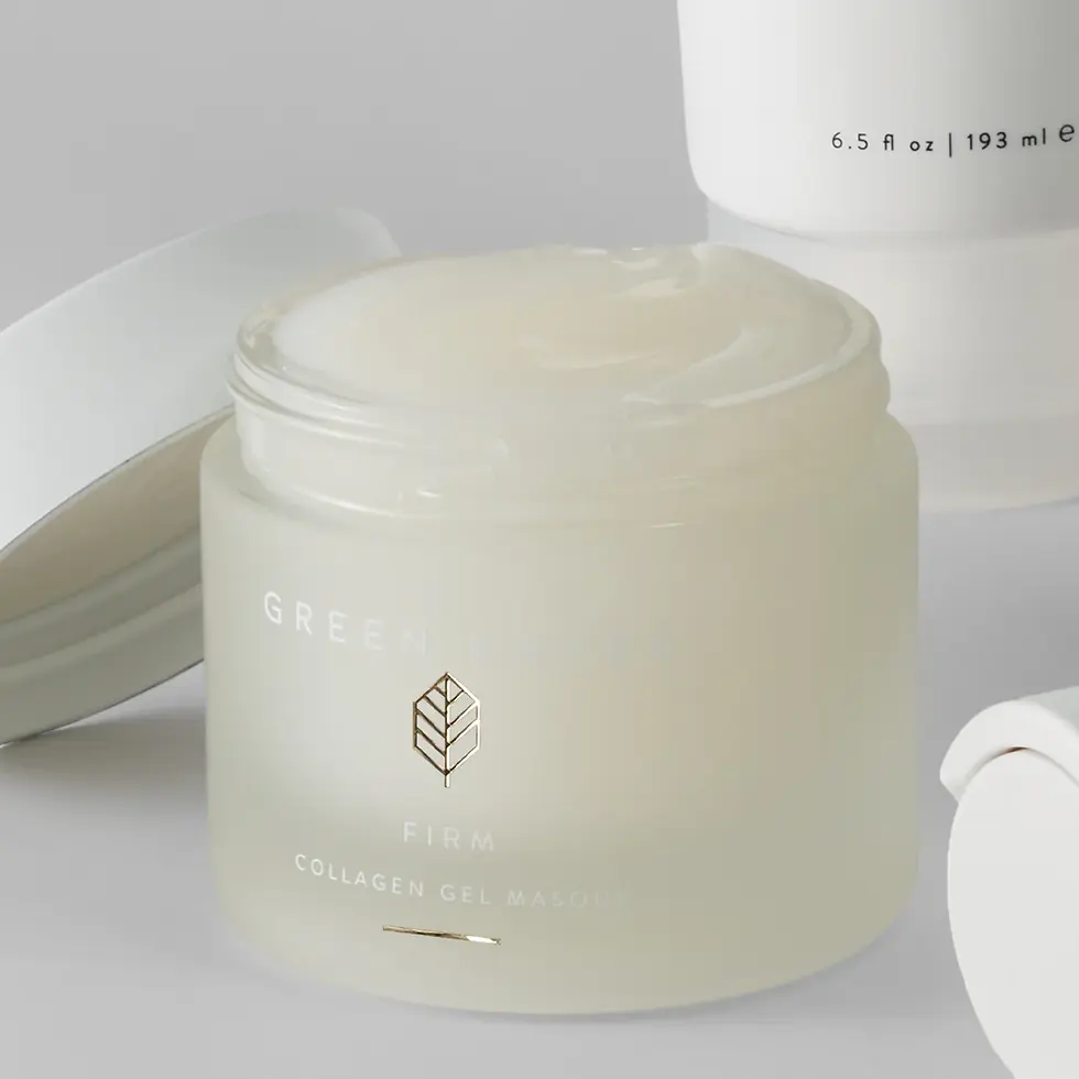 Thumbnail: Firm Collagen Gel Masque packaging and jar — hydrating masque