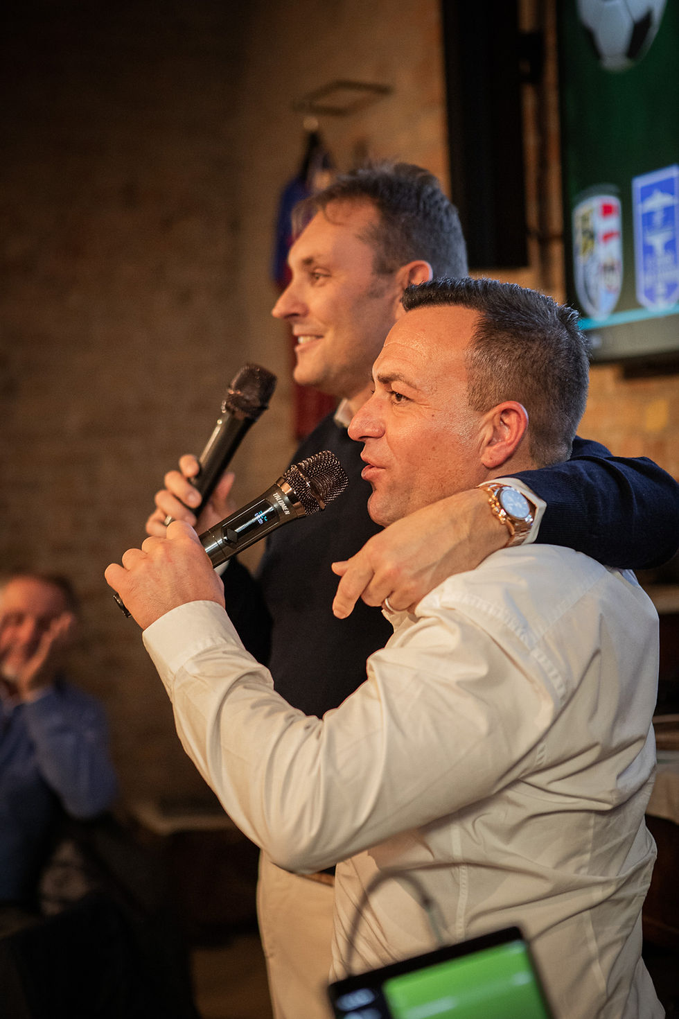 I due presidenti di Fidentina BSD e Borgo San Donnino