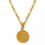 Thumbnail: Cross Medallion Link Chain Necklace 