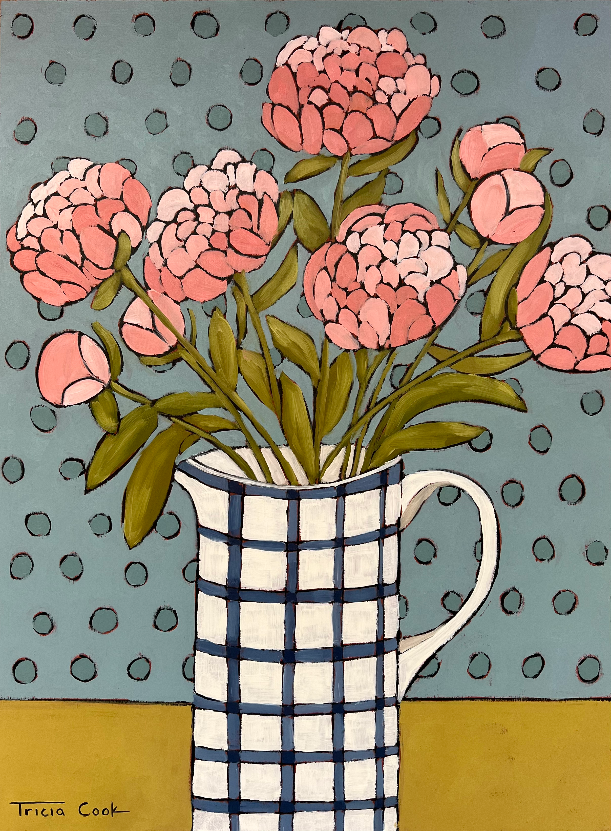 Peonies + Polka Dots