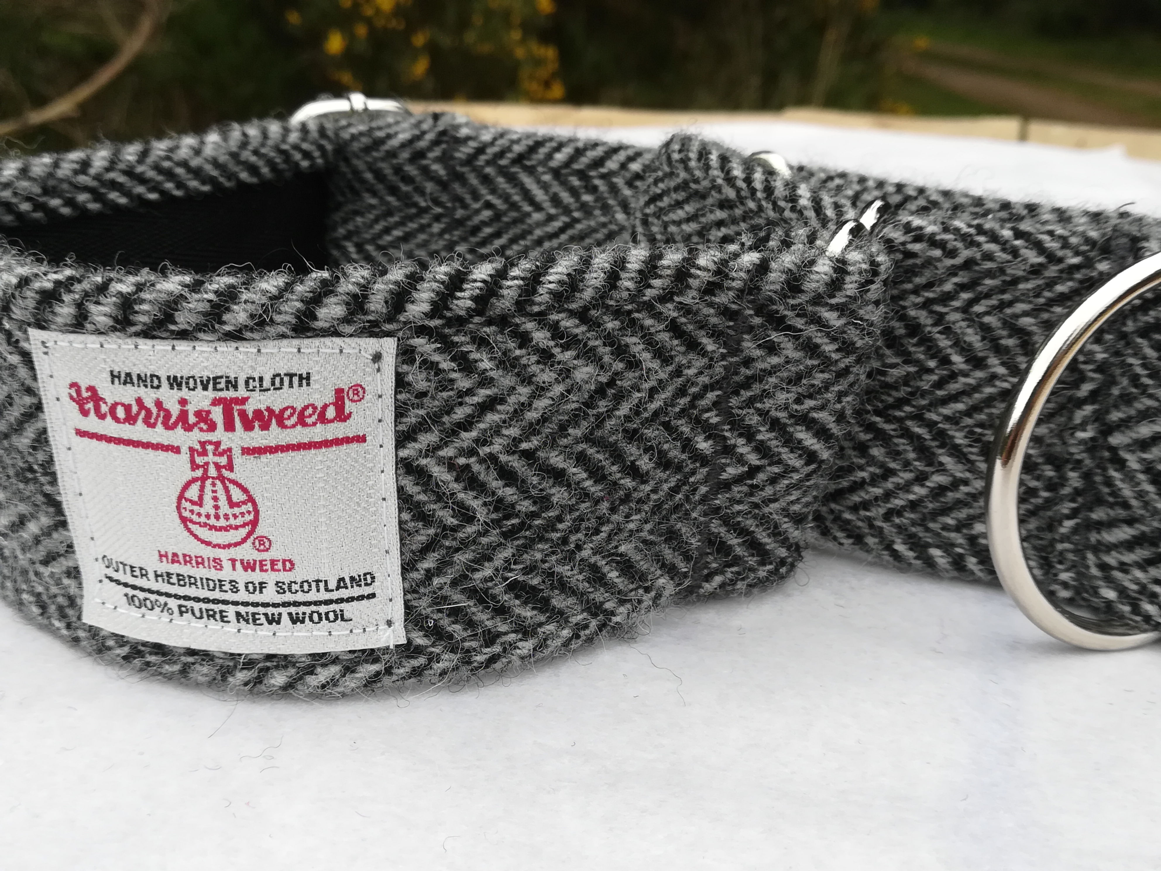 Black/Grey Herringbone