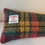 Thumbnail: Burgundy green mustard check draught excluder